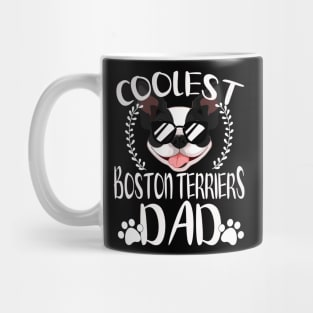 Glasses Coolest Boston Terriers Dog Dad Mug